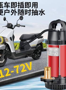 流潜水泵48v60v8401溉2直v24v72v农灌电用车专用小型抽水机L
