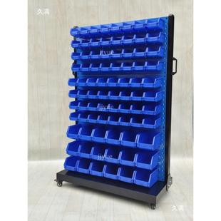 移动螺丝架双加厚双面面车间盒工214整理架螺丝车零件推车螺具丝