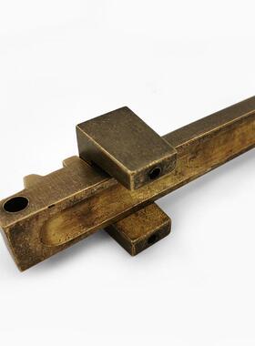 225中式全铜古加厚大门插ms115老式复木门锁销花园庭院门闩仿古门