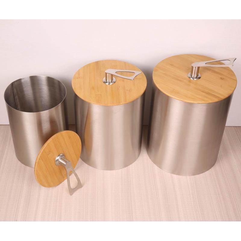 纳多用垃圾家用客厅酒店公厨房加厚米桶办ltao1023室无盖收不锈钢