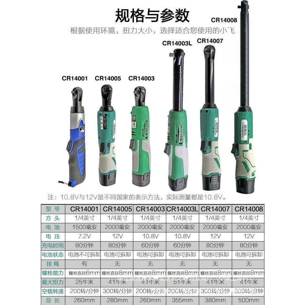 14充电棘轮扳手角小飞9418100度向锂电工快速/弯具头直角电钻电动