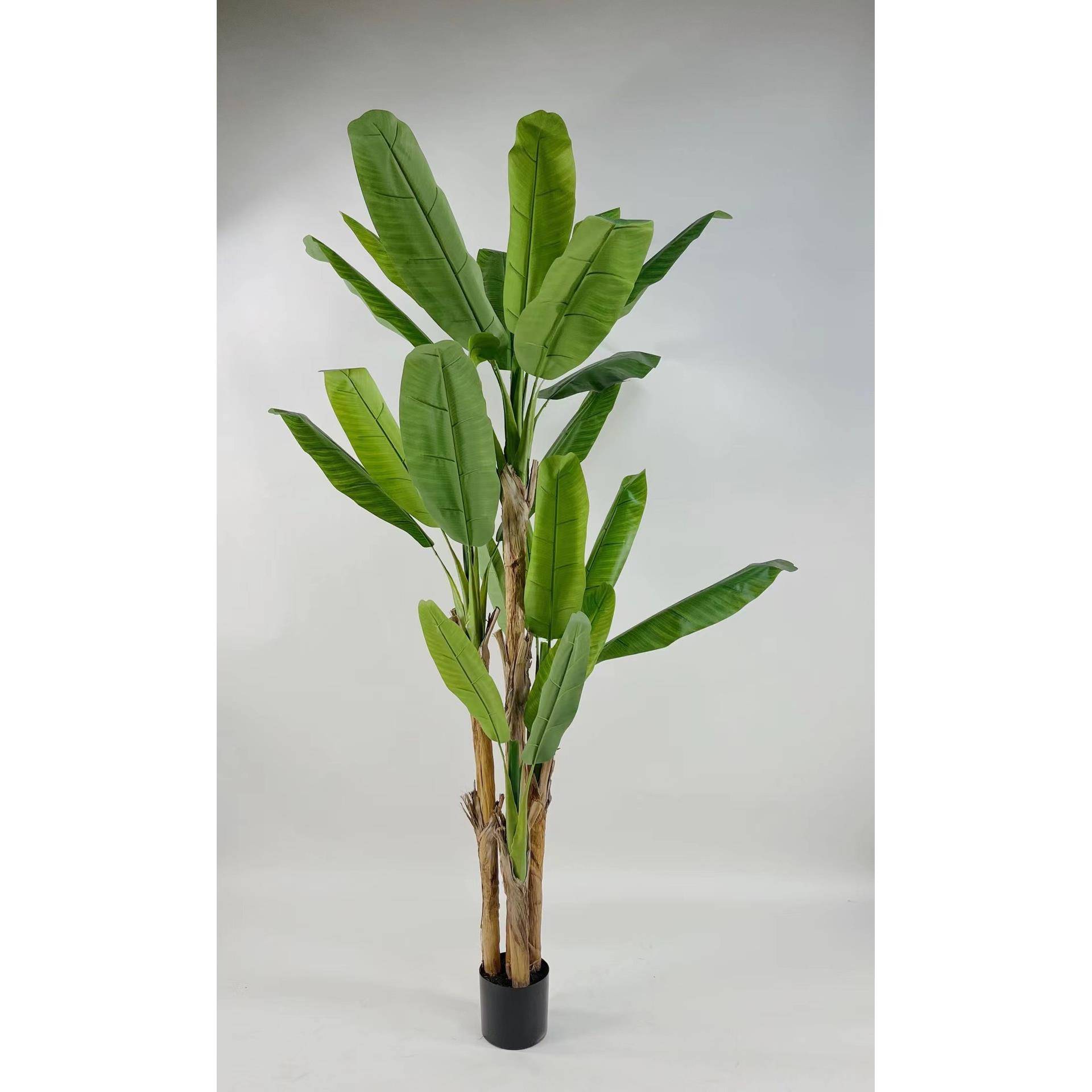厂家FH-BJS19直销仿芭蕉厅树假香蕉大型仿真植物盆栽场真景大摆酒