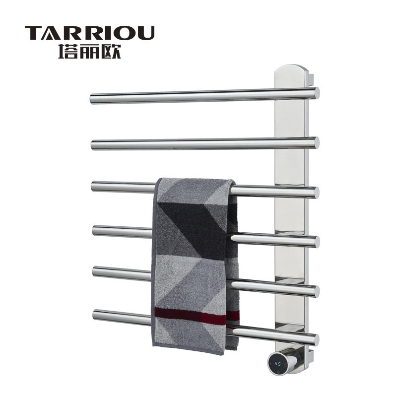 Tarriou塔丽欧 电热毛巾杆跨境带温控器定时调温烘干浴巾架