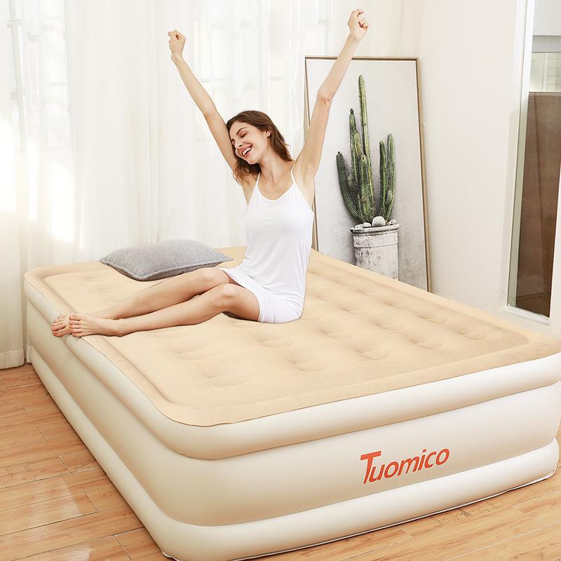 充气床双人家泵用户外气床SG011M/S单人可叠三层高垫床内置充折气