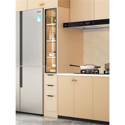 餐边柜夹厨18452房物柜客收纳柜厅家用靠墙边柜储窄缝置物柜侧面