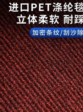 商用地垫单条纹620入地毯酒店户v门办公走廊pc脚垫丙垫纶除尘吸水