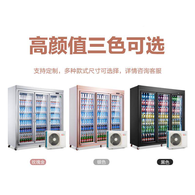 多米饮料展示商306用便分店冷饮柜大容量冷藏柜柜多门体机超利市