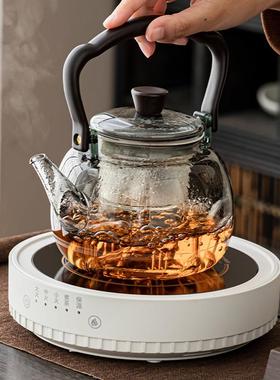 煮茶壶耐高温玻璃电陶炉水生壶家54929用养烧泡茶壶茶套装提梁蒸