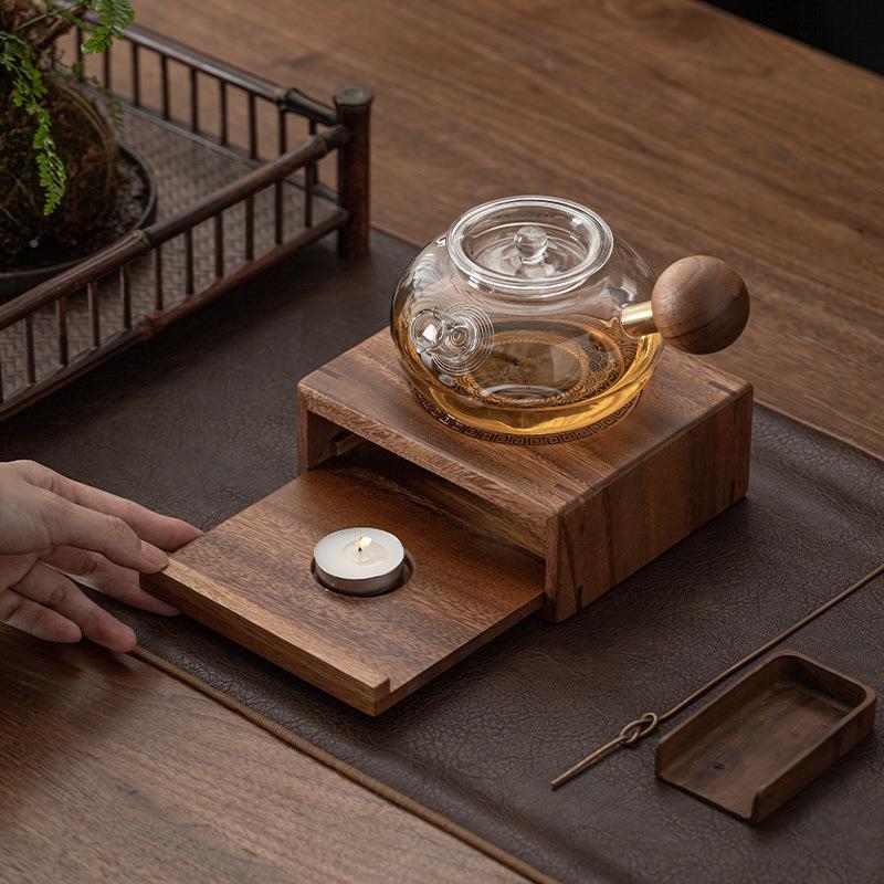 胡茶保桃木温炉蜡加热茶壶温tb-75863底烛座