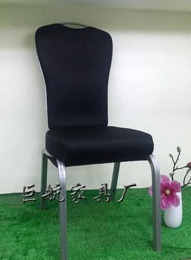 厂OLM家直批宴会厅摇背背金属椅料黑色面摇椅