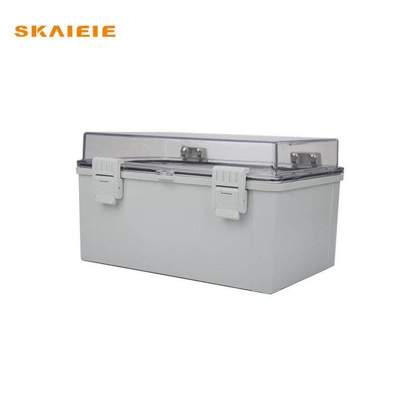 外卡扣式防水配电箱塑户料基业箱300*200*控制箱电表箱合页搭源扣