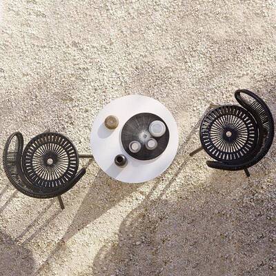 设创意户外外桌椅院34067庭花园藤编椅茶几组合样板房摆计阳台休