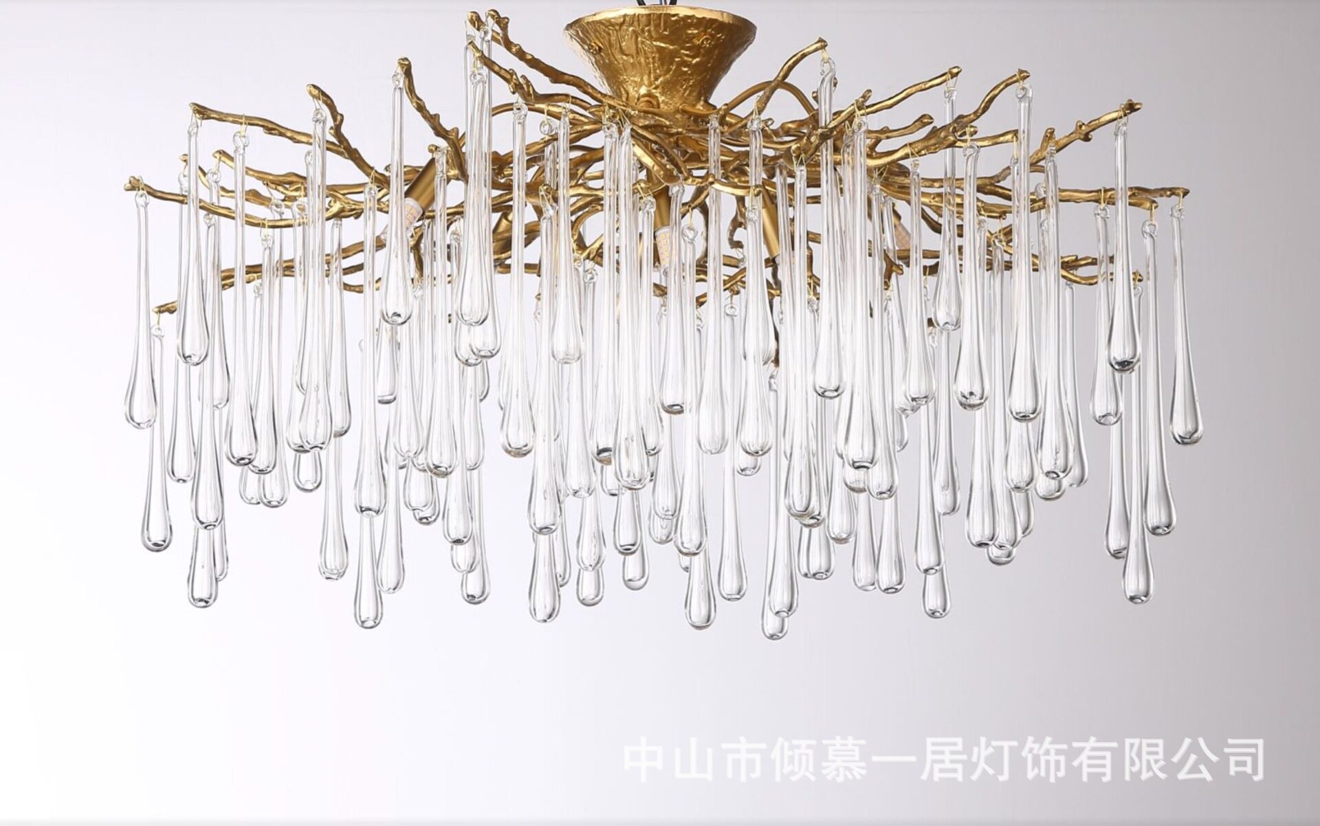 美式灯新款树枝吸顶灯葡萄牙艺术灯客厅灯卧室灯餐厅灯水晶吊灯