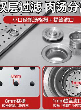 架卤味台面框卤熟食卤肉加厚台煮卤货菜分卤不锈CIQ钢案拣子晾肉