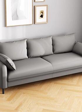 奢厅小户轻型卧室公寓出租房服装店沙商NEA用休息区双三人布艺小