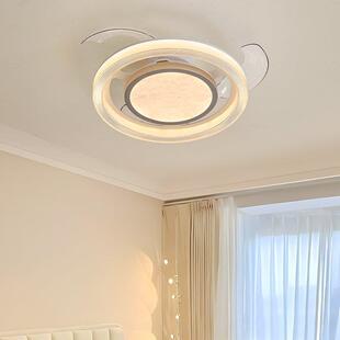 风款扇灯2025新家客厅餐带厅吊扇灯卧室电扇吊灯一893体电风用扇