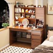 可妆台电桌一一体桌出脑租房主卧现代书ZZG房简约书桌化梳妆桌二