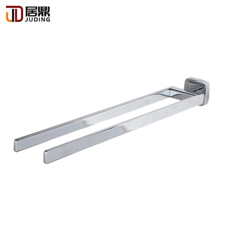 30不锈浴743巾4架物架置双杆毛巾杆浴室浴巾架酒店用活钢动毛巾架