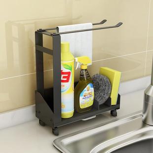 抹布牌：qita架厨用品置房物架收巾纳洗抹碗布海绵沥水架壁挂毛布