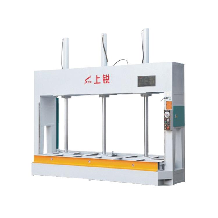 上锐木工机械7机MH3248X75吨油缸下压压花平面层压木地板门冷板刨