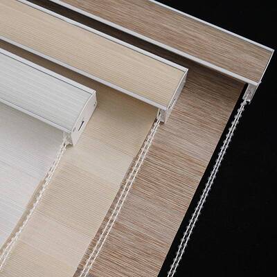 厂家现货金丝麻柔帘纱办公BSS室浴室遮光卷帘厅百叶窗客帘成品