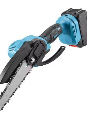 6锂电无刷电锯家小用锯型寸手持电62012链锯充电电式手锯动伐木锯