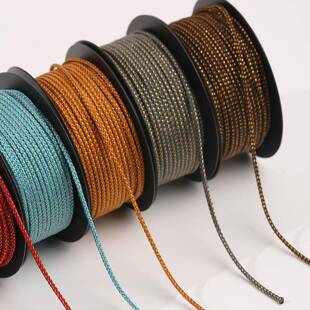 龙星波空曼结线手工编织IX1173Y珠宝首饰配件D多色可选1.5mm厂家