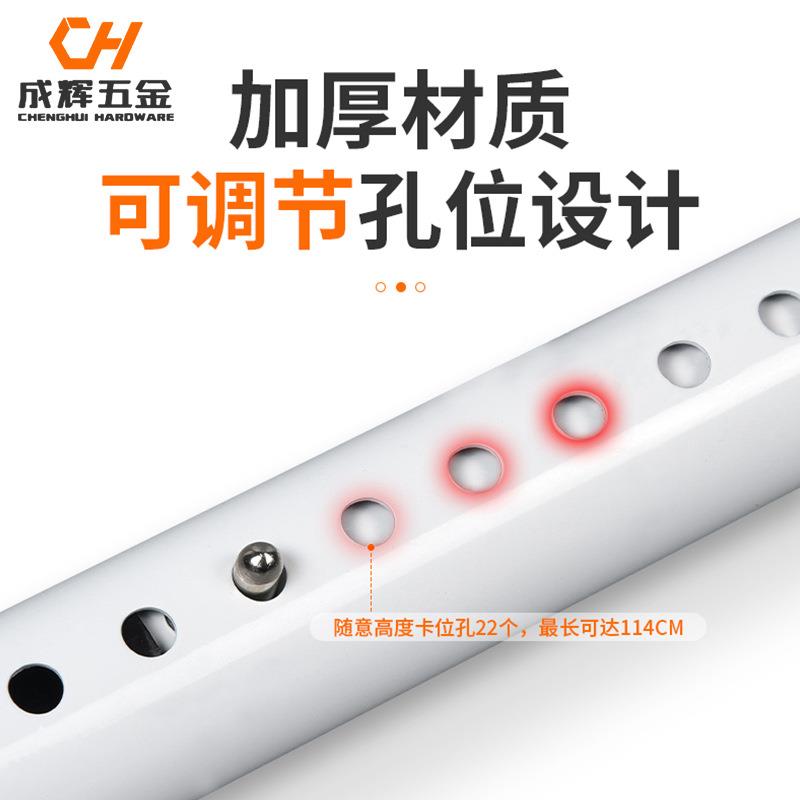 可调伸缩撑门寓门杆杆玻璃门撑门杆公圆弧形收缩家居安全1227门杆