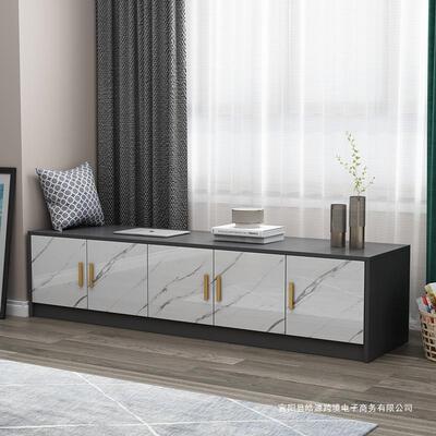 柜子长条可坐地柜落地式收矮柜组纳柜阳62270台储物柜合阳台台卧