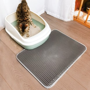 猫砂垫加厚防带出过滤双层猫砂盆防外溅控砂垫猫床垫猫咪用品大全