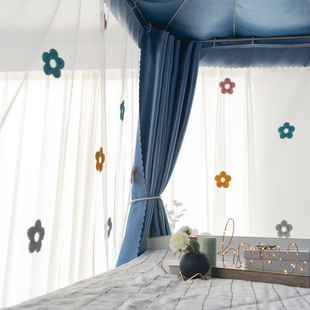 大学生女生宿舍上下铺床帘遮光加厚带纱帘子简易寝室神器床幔窗帘