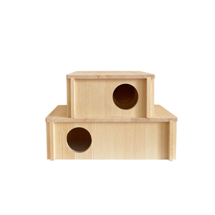 仓鼠窝多居室 木质窝 金丝熊侏儒仓鼠两居室三居室小宠安全躲避屋