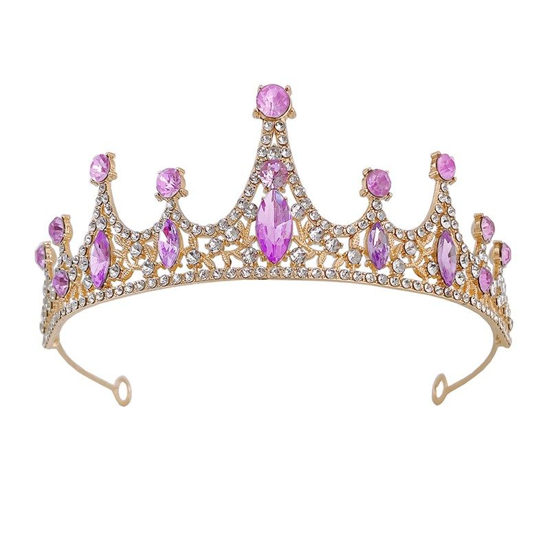 皇冠头饰儿童公主粉色女孩高端水钻生日王冠女童演出水晶走秀发箍,童装/婴儿装/亲子装,发饰,淘宝优惠券,粉丝福利购,淘宝优惠卷