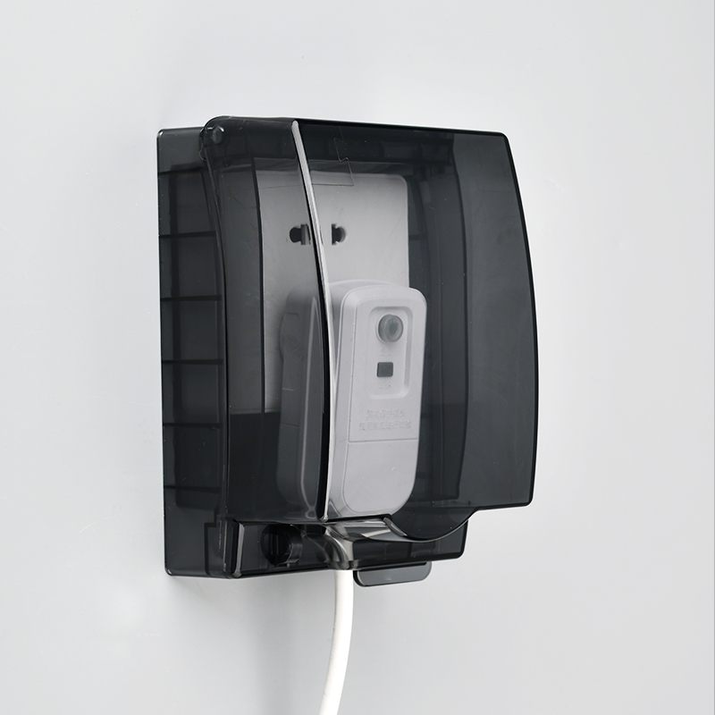 明装加高上锁防水盒浴室卫生间粘贴防水罩开关插座漏保插头防溅盒