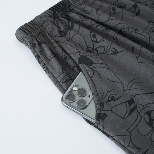 动物睡裤女春秋夏季长裤纯棉薄款可爱卡通宽松版可外穿休闲家居裤