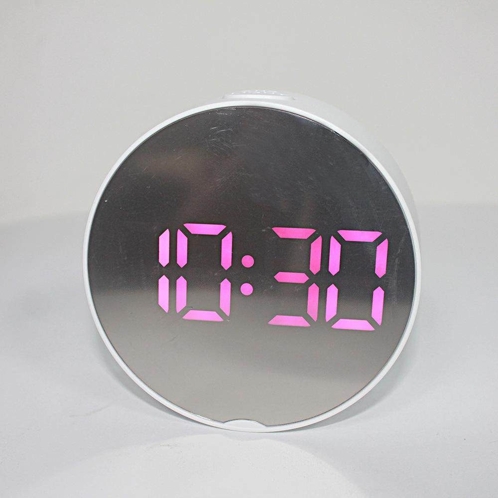 闹钟学生电子数字静音led时钟镜面智能厨房定时器计时提醒钟表用