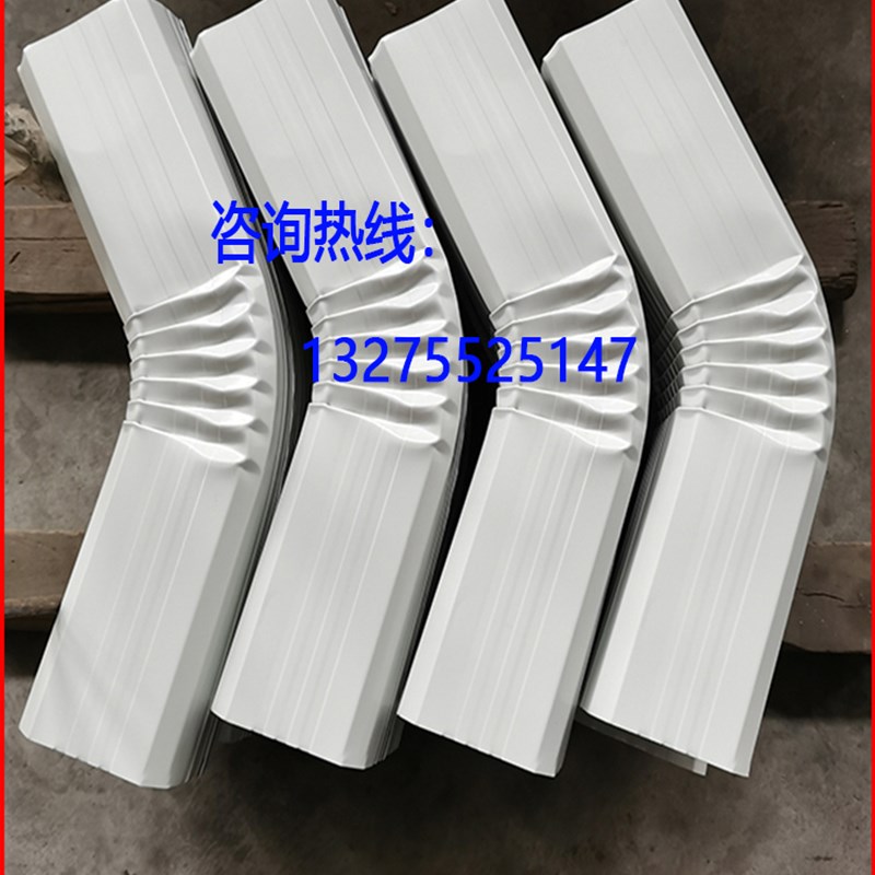 镀锌铁皮雨水管95*133,108*144彩钢雨排水管型号 彩钢落水管厂家