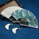 铝合金边骨折扇男女通用中国风古典折叠扇子舞蹈扇汉服随身送流苏