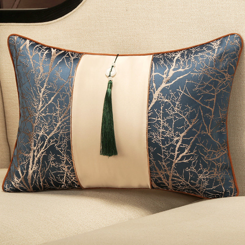 新中式抱枕套不含芯客厅靠背垫腰枕沙发大靠垫中国风床头靠枕靠垫