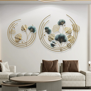 dec 饰创意挂件金属立体壁wall 轻奢风卧室房间装 修饰品床头墙面装