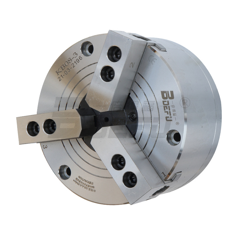 倍得福KB12-3半通孔三爪气动卡盘中空三爪气动卡盘数控车床卡盘