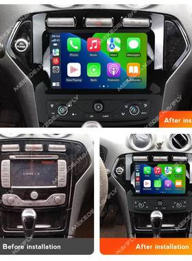 适用于FordMode2007-2n11蒙迪104欧原车风格安卓车载中控导0航o仪