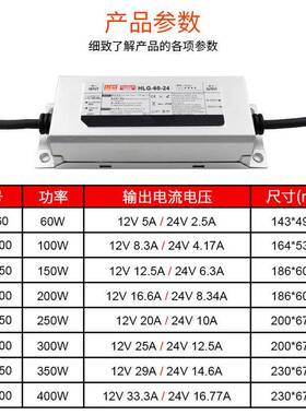 水开关电LWPV防/HLHLG-60-1G-350W-12V60W1源00W40024V户外可地埋