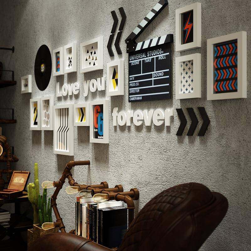 照包邮托瓦森工业风北欧2456式相实木框片墙尔/相框墙,家居饰品,DIY亲子装饰画,淘宝优惠券,粉丝福利购,淘宝优惠卷