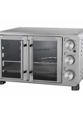 广荣双开门烤箱法式对家开门高端电烤箱多功能焙家用GR23烘烤炉厂