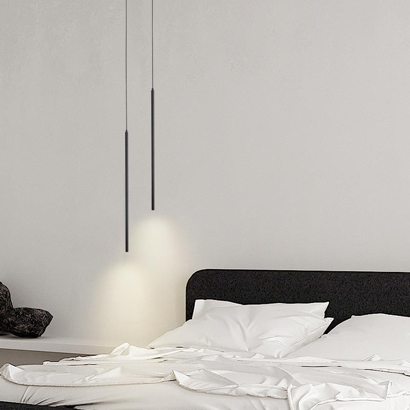 极简头吊灯17705床细轻奢超长线客厅北背景墙灯欧现代简约主卧室