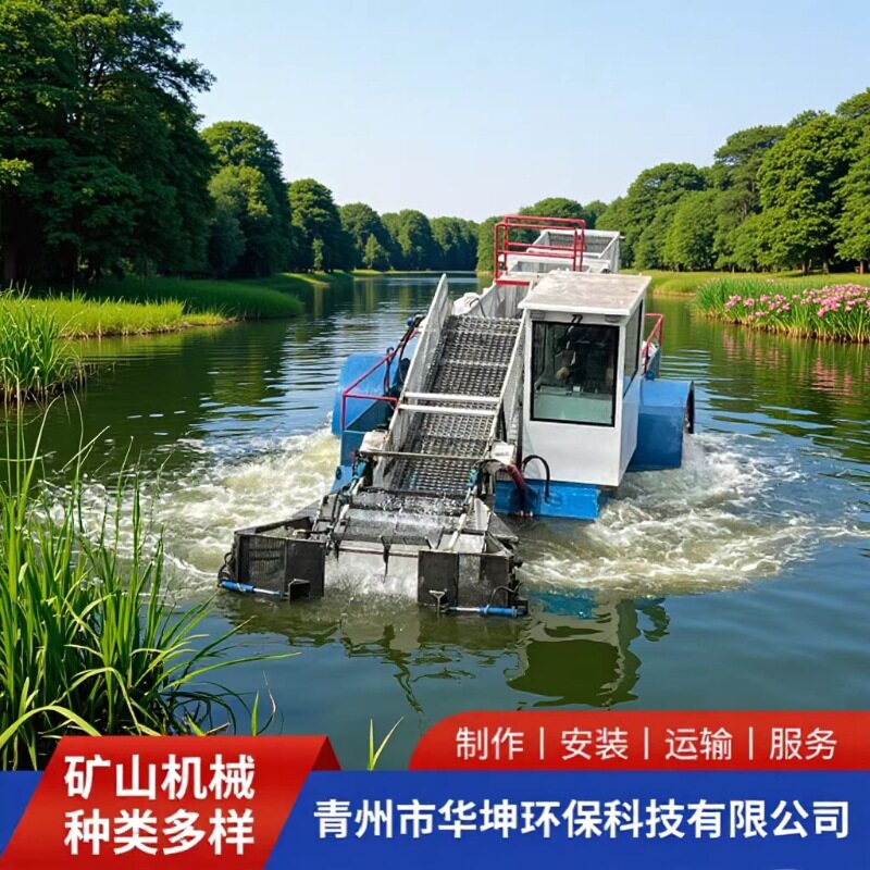 全自动割草打捞船公园水库河道