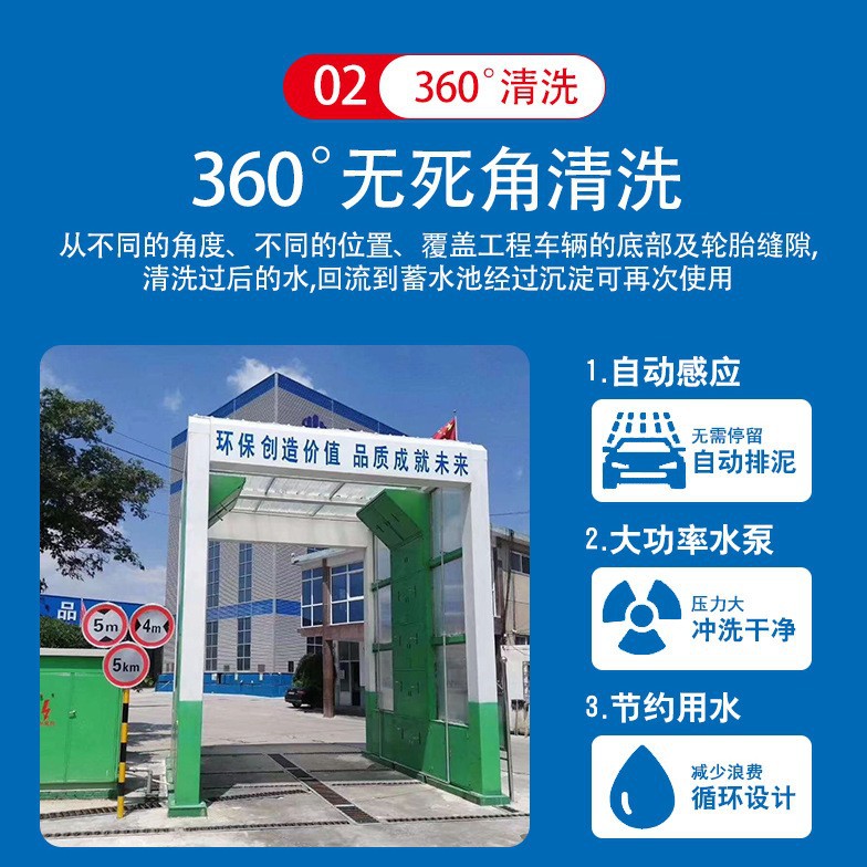 鲁鸿龙门全自动工地洗轮机