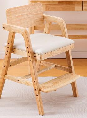 童实儿木学习学生矫坐姿正写字椅可调节椅升降书78442桌靠背椅宝