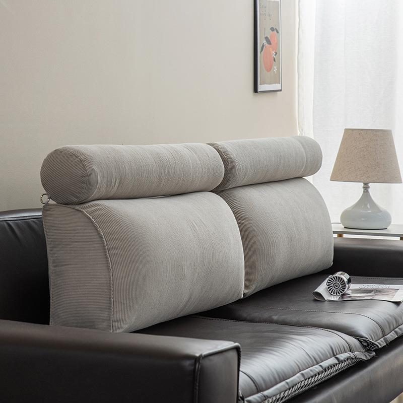 灯拆芯绒客软厅沙ff885发靠垫腰枕榻米包护腰飘窗靠枕腰垫大靠背